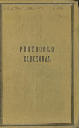 Junta Electoral Departamental de Puerto Varas. Protocolo Electoral.