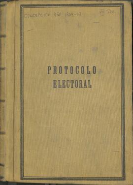 Junta Electoral Departamental de Concepción. Protocolo Electoral.
