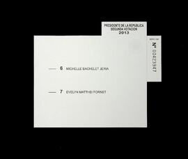 Presidente de la República - 2° vuelta (2013).