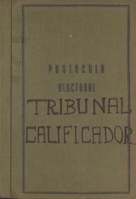 Tribunal Calificador Provincial de Elecciones Municipales de Valparaíso. Protocolo Electoral.