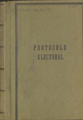 Junta Electoral Departamental de Elqui. Protocolo Electoral.