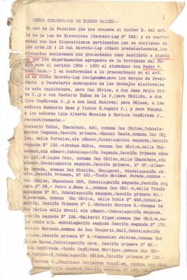 Junta Electoral de Chillán