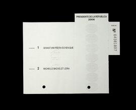 Presidente de la República - 2° vuelta (2006).