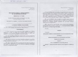 Proyecto de Ley Reforma, adición y derogatoria de varios artículos del Código Electoral relativos...