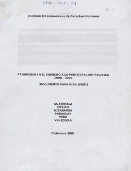 Documento para discución del Instituto Interamericano de Derechos Humanos