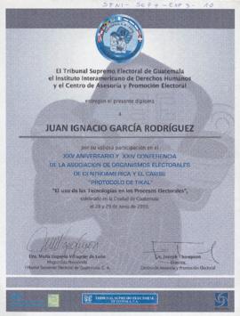 Certificado de Participación en Conferencia