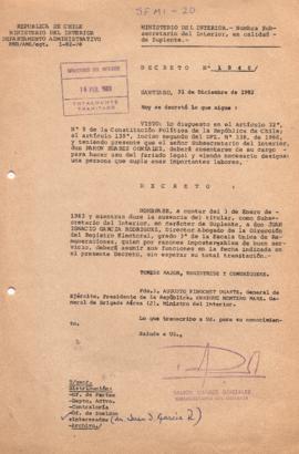 Decreto 1840 del Ministerio del Interior