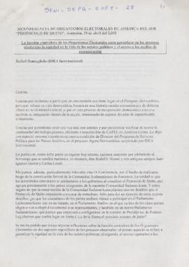 Documento de exposición de Rafael Roncagliolo