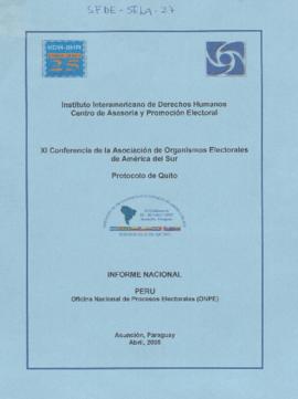 Informe Nacional sobre temas de interés general Perú