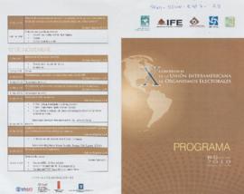 Programa de actividades a Conferencia